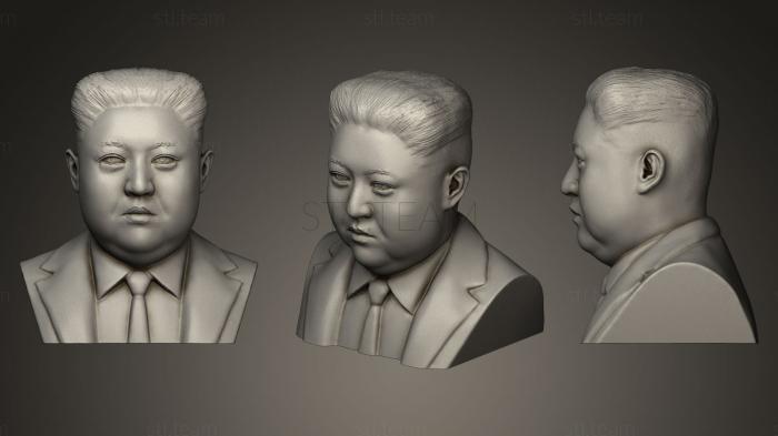 3D модель Ким Чен Ын (STL)